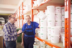 Fertiglager Dekorfarben